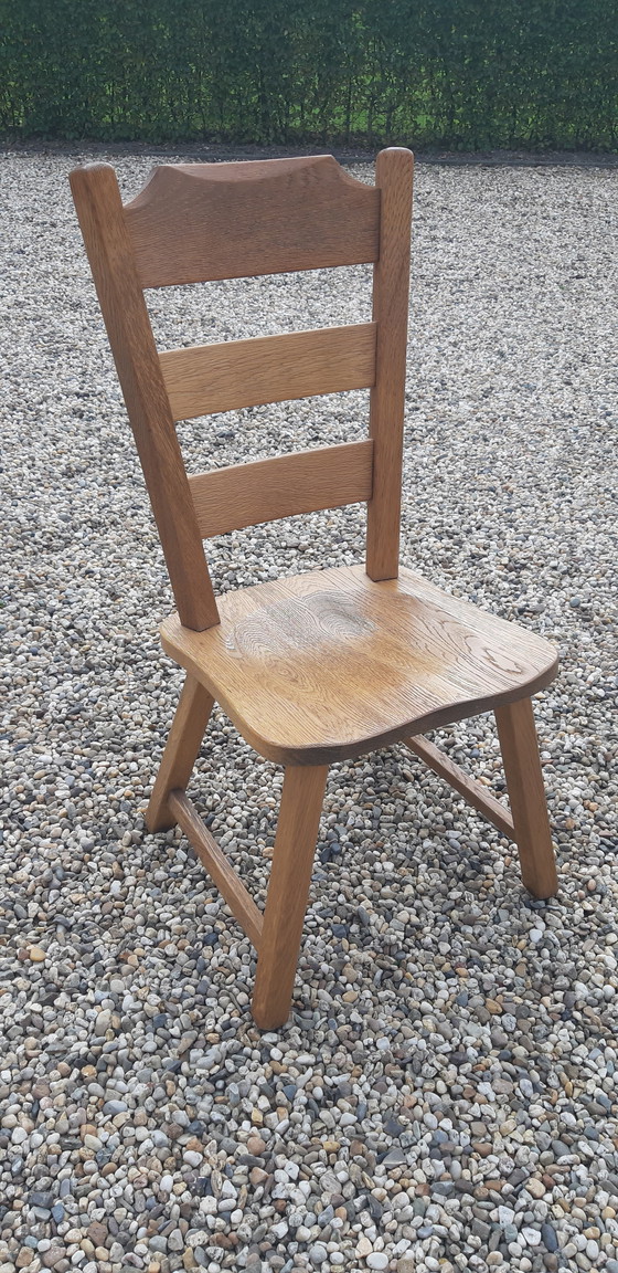 Image 1 of Brutalist De Puydt dining room chairs 