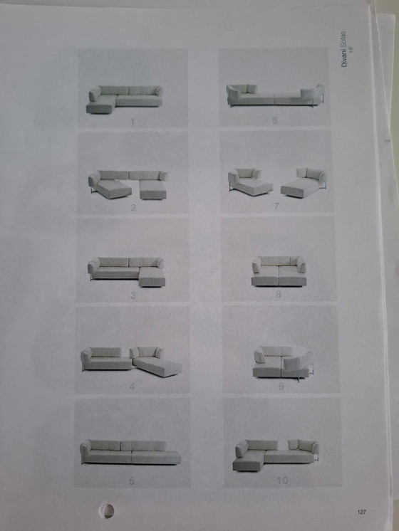 Image 1 of Edra L'Homme Et La Femme corner sofa by Francesco Binfaré 1993