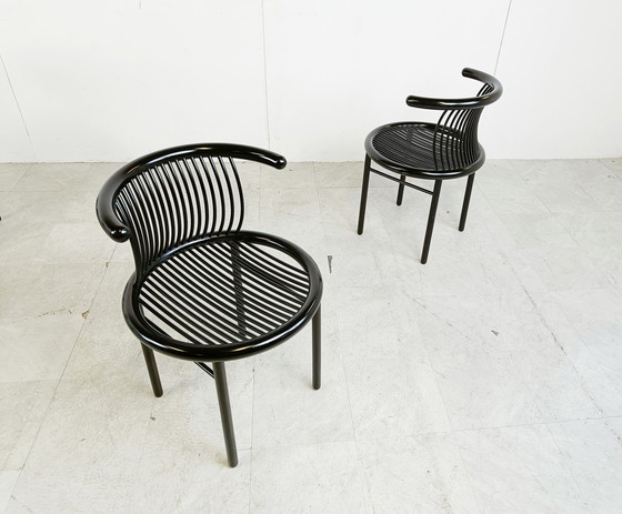 Image 1 of Set of 6 Vintage "CIRCO" Chairs by Jutta & Herbert Ohl for Lübke 1980s