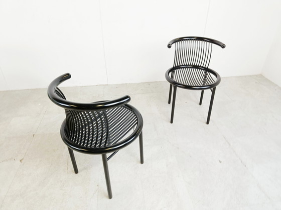 Image 1 of Set of 6 Vintage "CIRCO" Chairs by Jutta & Herbert Ohl for Lübke 1980s