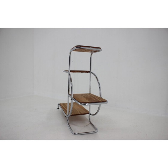 Image 1 of Vintage Bauhaus flower stand, Czechoslovakia 1930s