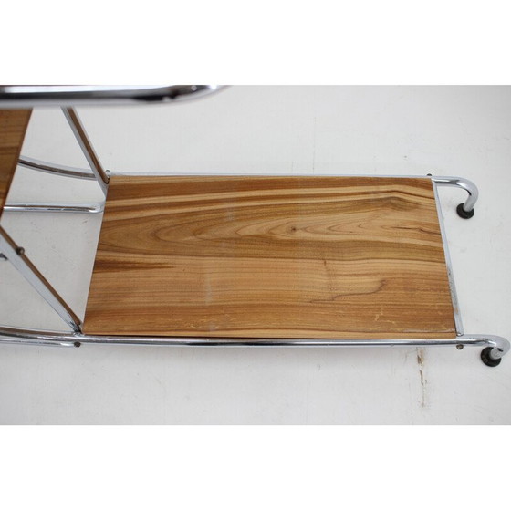 Image 1 of Vintage Bauhaus flower stand, Czechoslovakia 1930s