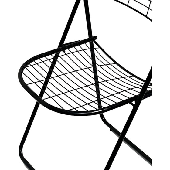 Image 1 of Niels Gammelgaard - IKEA - Wire Chair - Foldable - Black - Multiple in stock - 1980’s