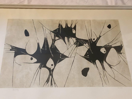 Image 1 of Werner Brattig - Pisces - Lithograph/silkscreen - Signed and numbered original (9/200)