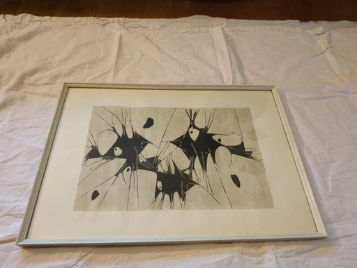 Werner Brattig - Pisces - Lithograph/silkscreen - Signed and numbered original (9/200)