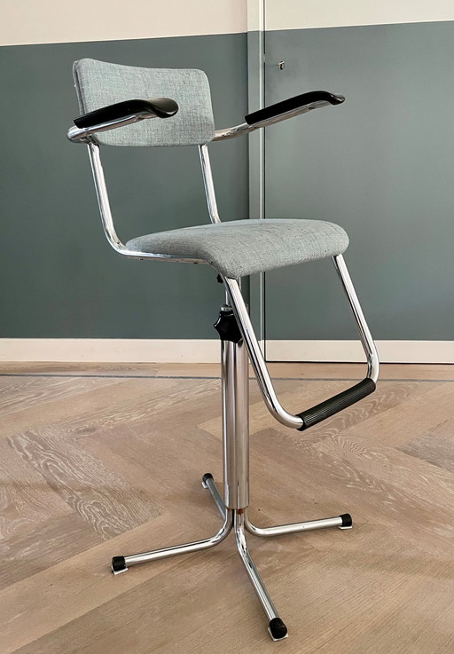 Gispen high chair barber chair