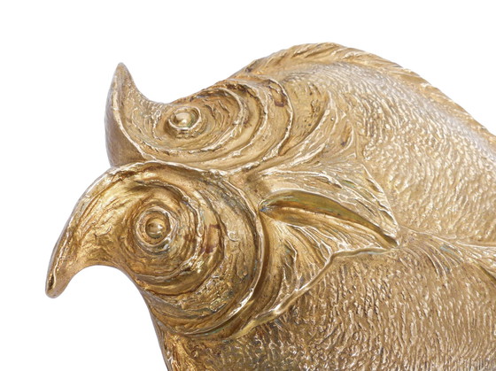 Image 1 of Bronze Fish Wall Sculpture Chrystiane Charles For Maison Charles 1970