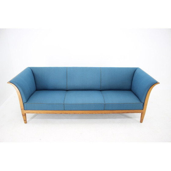 Image 1 of Vintage mahogany 3-seater sofa by Frits Henningsen, Denmark 1940