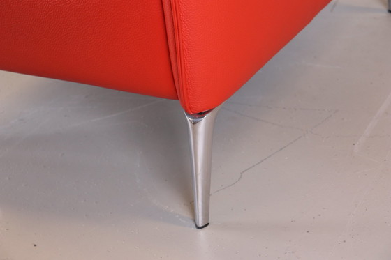 Image 1 of Leolux mayon fauteuil rood leer