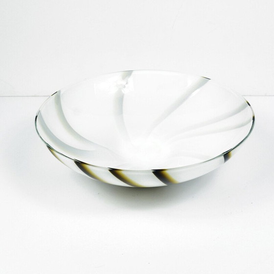 Image 1 of Vintage glass bowl for Vetreria Barbieri, Italy 1970s