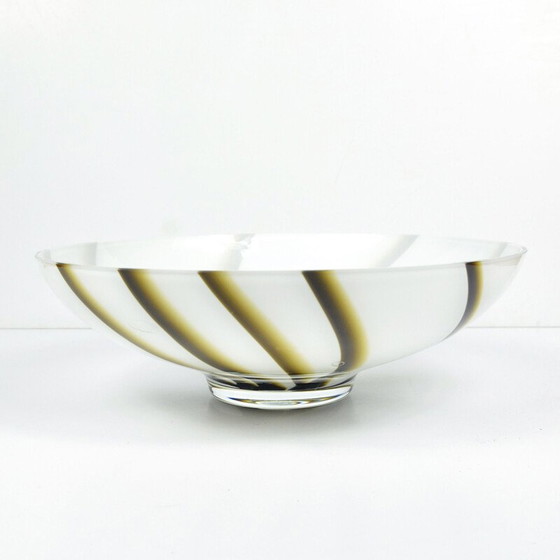 Image 1 of Vintage glass bowl for Vetreria Barbieri, Italy 1970s