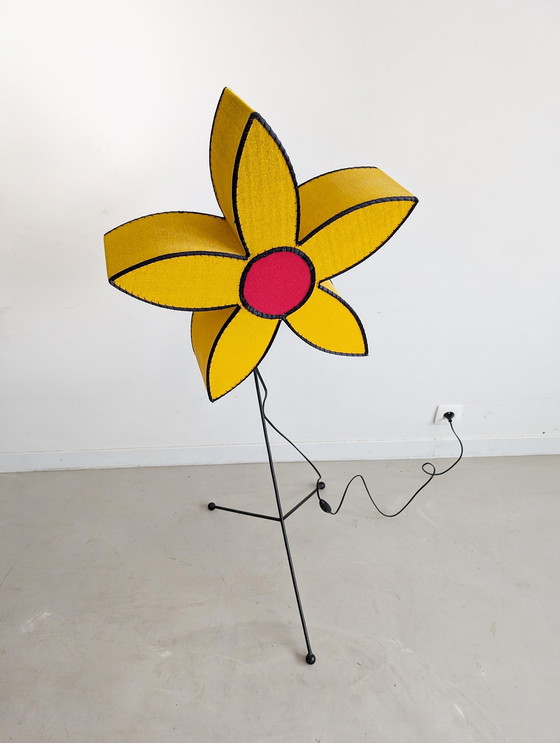 Image 1 of Lampada a forma di fiore Pop-Art anni &#39;80