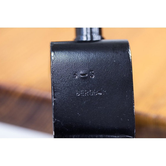 Image 1 of Lampada da scrivania vintage con morsetto in acciaio e alluminio di Alf Svensson per Bergboms, Svezia, 1950