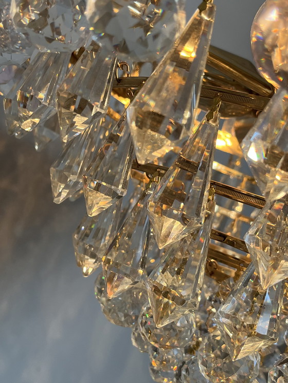 Image 1 of Swarovski branded chandelier lampe pendante boules de cristal Louis LX