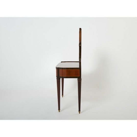 Image 1 of Vintage Art Deco marquetry vanity, 1920