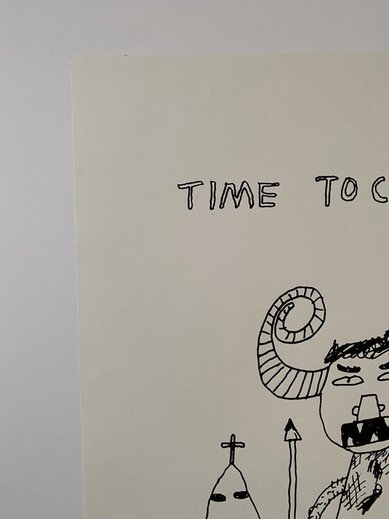 Image 1 of Davit Shrigley "Time to Choose" Print by P.O.W. Gallery