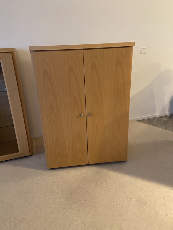 Image 1 of Leolux High Sideboard Light Oak