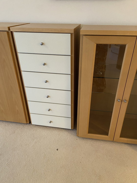 Image 1 of Leolux High Sideboard Light Oak