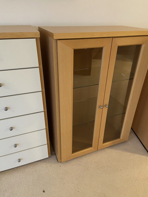 Image 1 of Leolux High Sideboard Light Oak