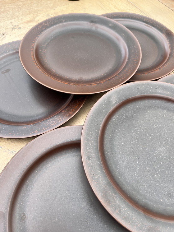 Image 1 of Set Of 6 Arzberg Ceramic Dinner Plates