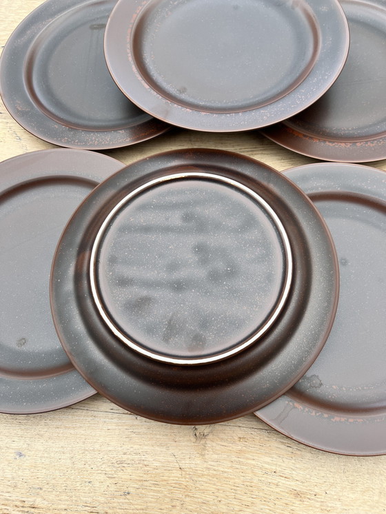 Image 1 of Set Of 6 Arzberg Ceramic Dinner Plates