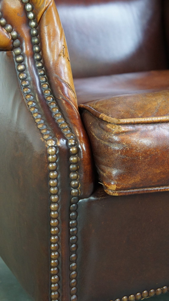 Image 1 of Ear Armchair Made Of Sheepskin