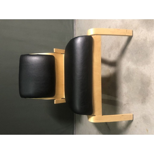 Pair of vintage birch plywood armchairs by Nadin by Hans Peter Weidmann for Artek, 1990