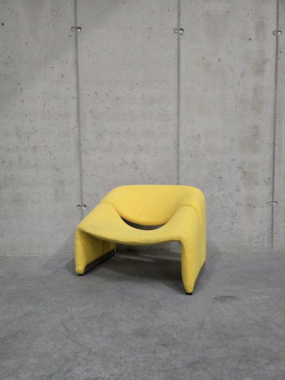 Image 1 of Pierre Paulin Groovy (M)-Chair F598 - Yellow