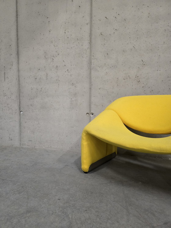 Image 1 of Pierre Paulin Groovy (M)-Chair F598 - Yellow