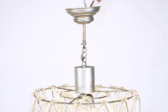 Image 1 of Giogali suspension lamp By Angelo Mangiarotti For Vistosi, Italy 1970S.