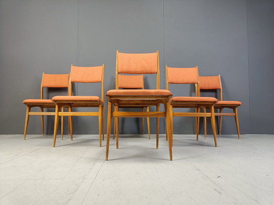 Image 1 of Mid Century Italian Dining Chairs, 1950S 