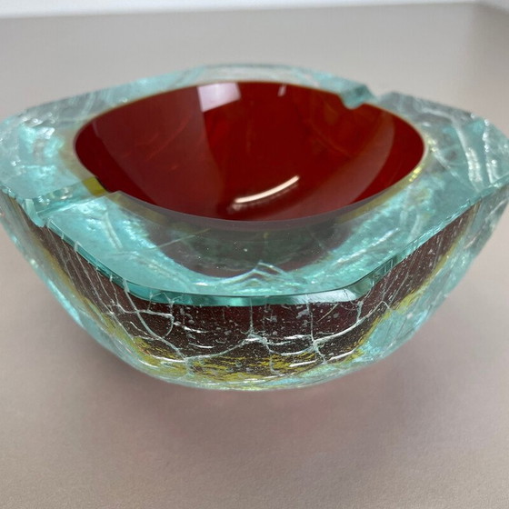 Image 1 of Vintage Murano glass ashtray, Italy 1970s