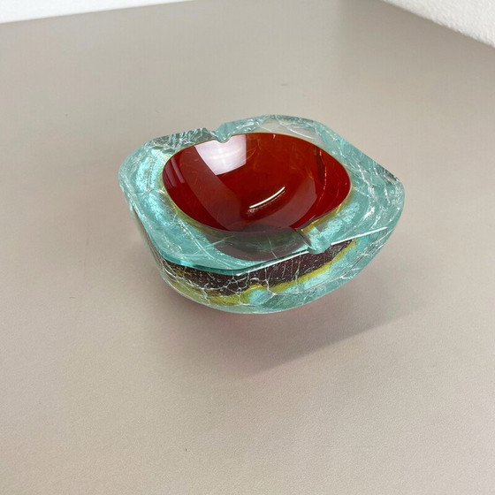 Image 1 of Vintage Murano glass ashtray, Italy 1970s
