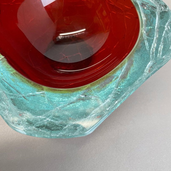 Image 1 of Vintage Murano glass ashtray, Italy 1970s