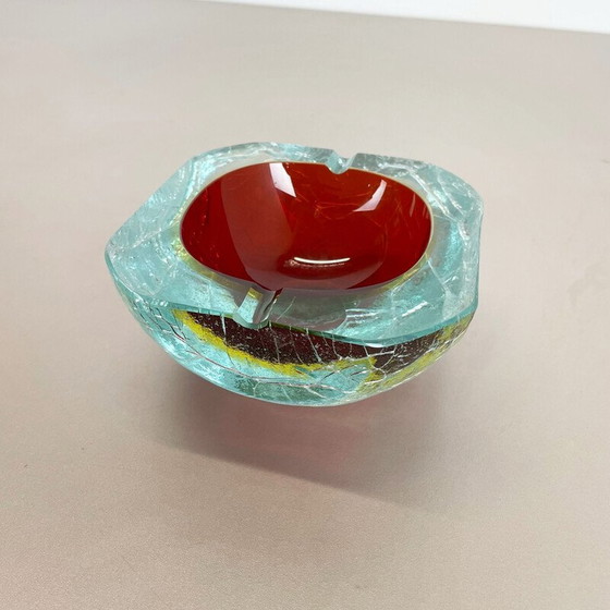 Image 1 of Vintage Murano glass ashtray, Italy 1970s