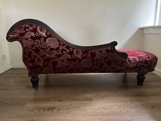 Image 1 of Hollywood Regency Chaise Longue