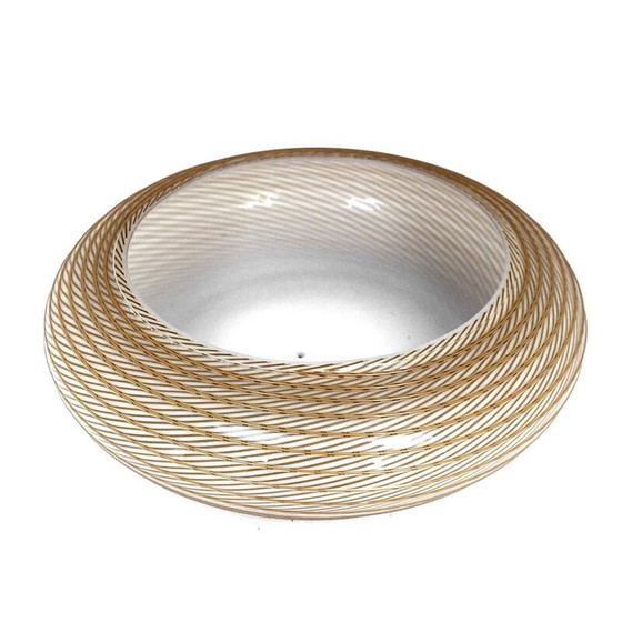 Image 1 of Bol vintage en verre par Lino Tagliapietra, Italie 1982