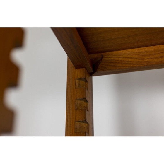 Image 1 of Vintage elm shelves by Pierre Chapo, France 1960