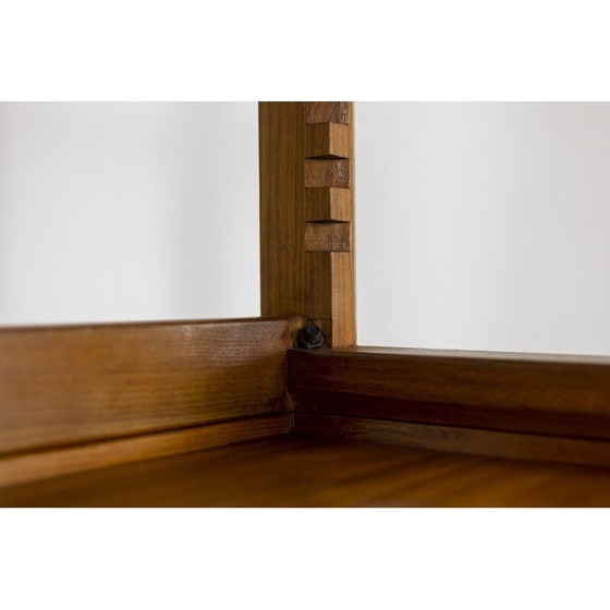 Image 1 of Vintage elm shelves by Pierre Chapo, France 1960