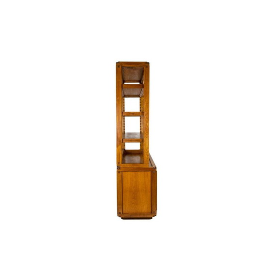 Image 1 of Vintage elm shelves by Pierre Chapo, France 1960