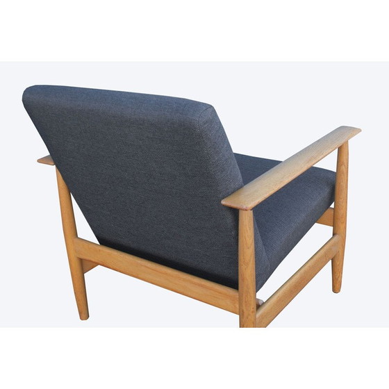 Image 1 of Vintage Wilhelm Knol armchair in oak 1960s