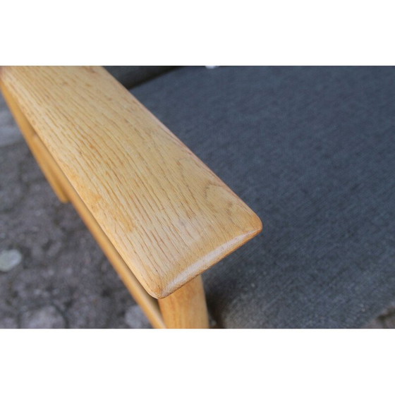 Image 1 of Vintage Wilhelm Knol armchair in oak 1960s
