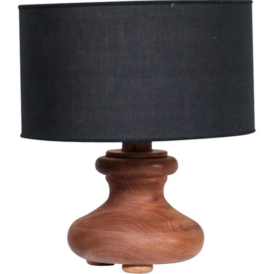 Image 1 of Vintage wooden table lamp, Italy 1980