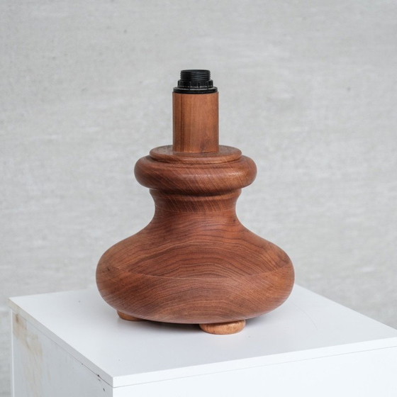 Image 1 of Vintage wooden table lamp, Italy 1980