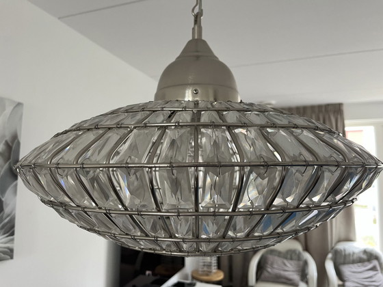 Image 1 of Glass faceted pendant lamp