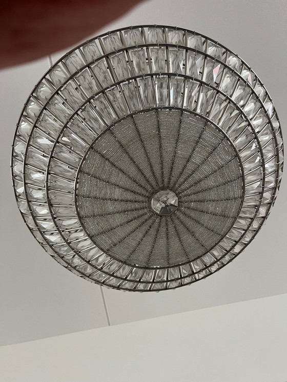 Image 1 of Glass faceted pendant lamp