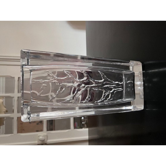 Image 1 of Vintage crystal vase by Daum, 1970s