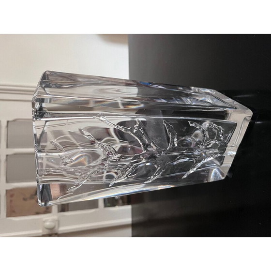 Image 1 of Vintage crystal vase by Daum, 1970s