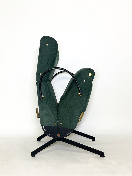 Image 1 of P40 Lounge Chair By Osvaldo Borsani For Tecno, 1970'S