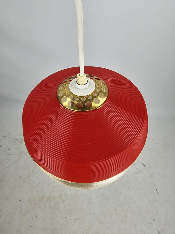 Image 1 of Lampe suspendue Rotaflex 1950s